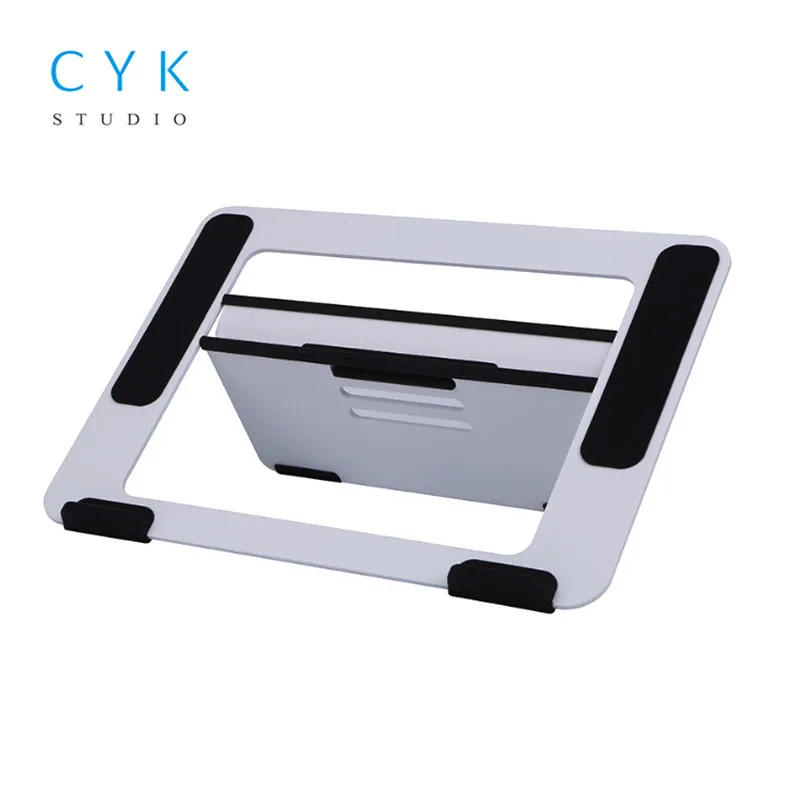 Dropshipping ergonomic adjustable aluminum foldable bed table lap desk computer dj laptop stand