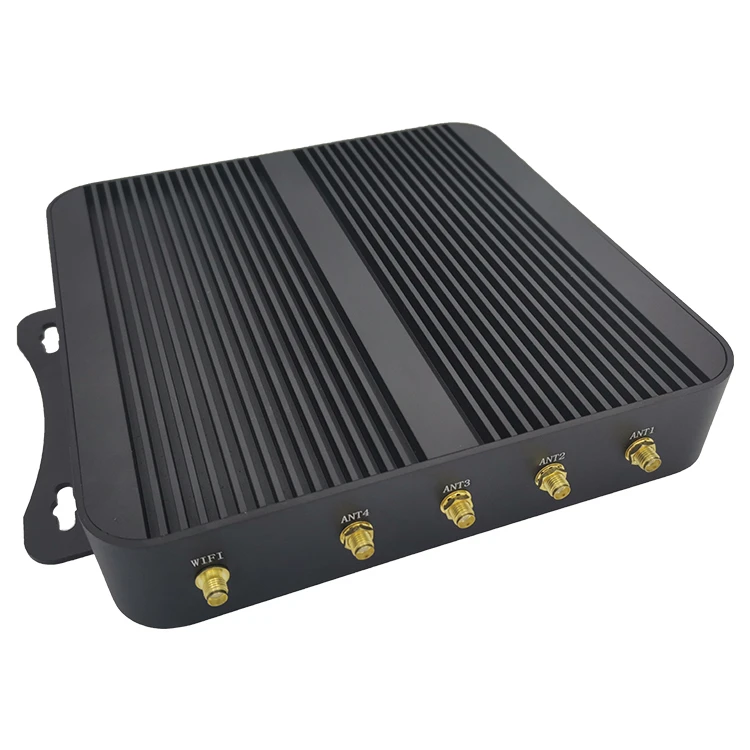 Enruipu High Speed Uhf R2000 Rfid Reader 4 port UHF RFID Reader tcpip poe power supply uhf fixed reader