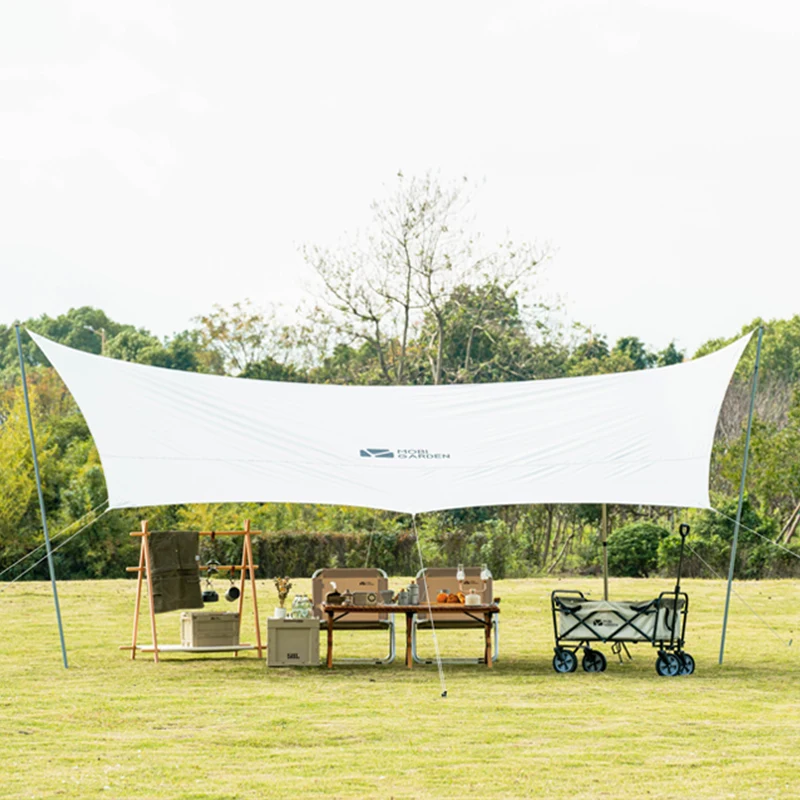 MOBI GARDEN Jun Ting Outdoor camping portable awning sun and rainproof oxford cloth tent canopy