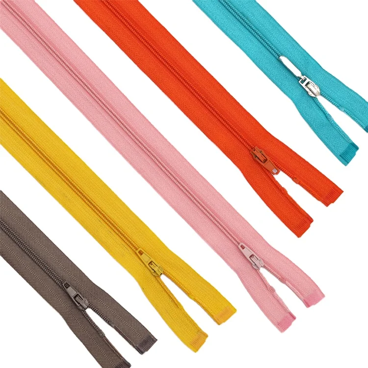 Wholesale Price High Quality open end  invisible zipper in bulk zipper for Handbag