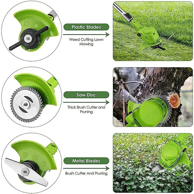 New Garden Tools Mini Grass Trimmer Portable Battery Electric Brush Cutter