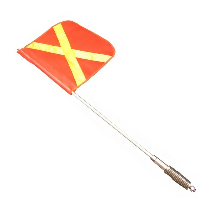 Nice Price 2024 First Class  Mesh PVC Vinyl Custom Vivid Color Waming Safety Flag at Mine Site For Truck Offroad Display