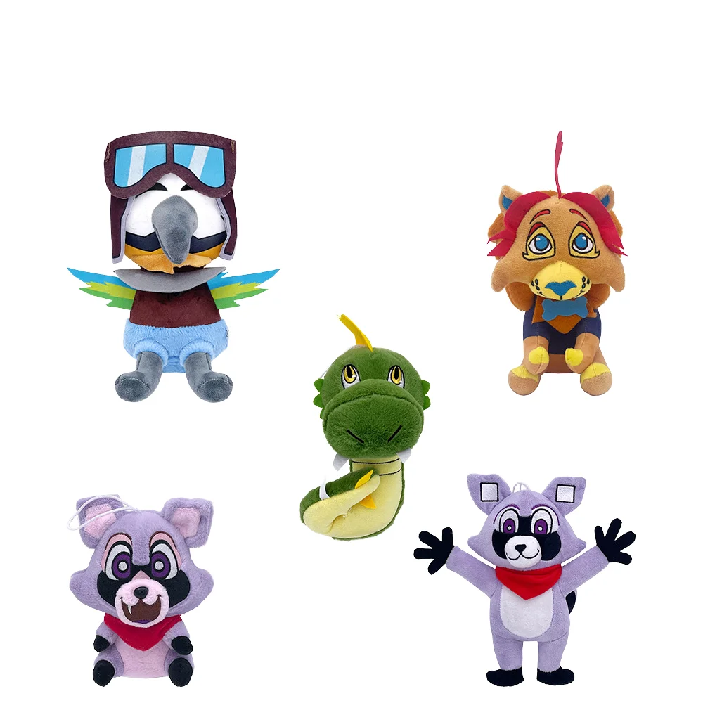 Soft Animal raccoon Toy Cute lion snake Doll Stuffed Plush Perfect Birthday Gift indigo park Plush