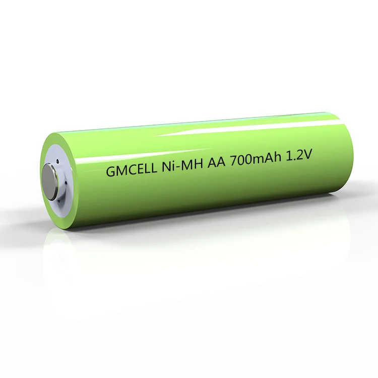Изготовленный на заказ перезаряжаемый аккумулятор NIMH AA 7 2 v 700mAh Ni-MH