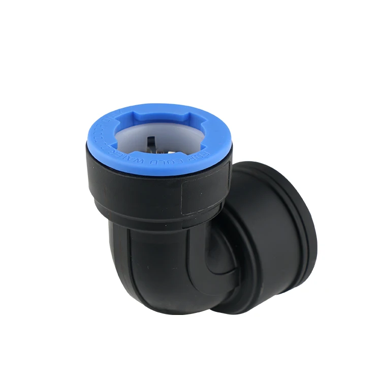 Irriplast Brand pipe and fittings pp push fittings Female thread Elbow  for HDPE  and PPR pipes
