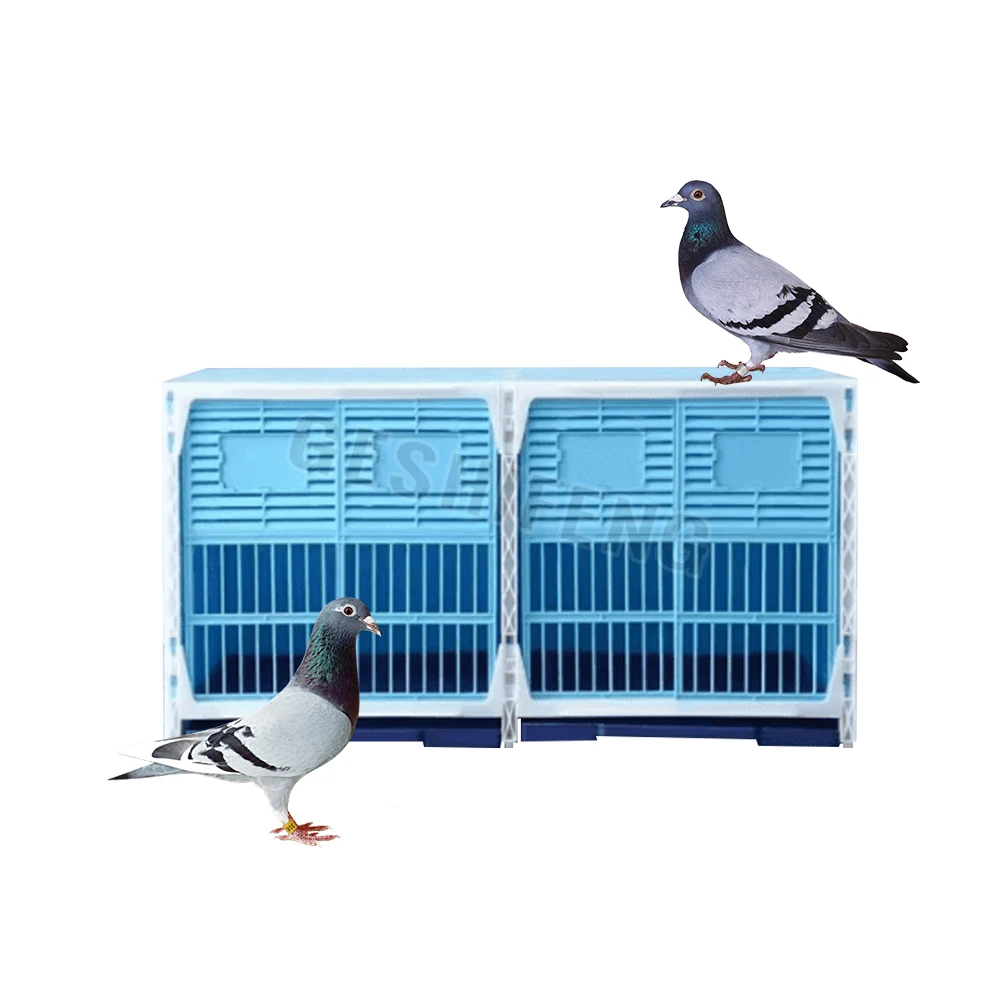 GESHIFENG Plastic Pigeon Cage Big Breeding Cage For Sale Multilayer Movable Splice Parrot Bird Cage
