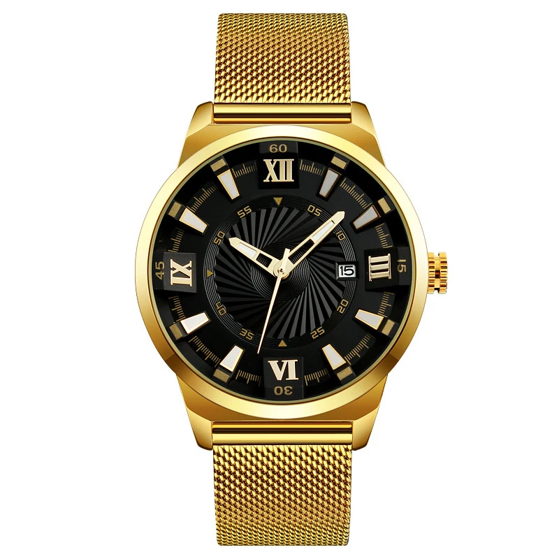 Wholesale Luxury Quartz Watches Daily Waterproof  Fashion Wrist Watches for Men