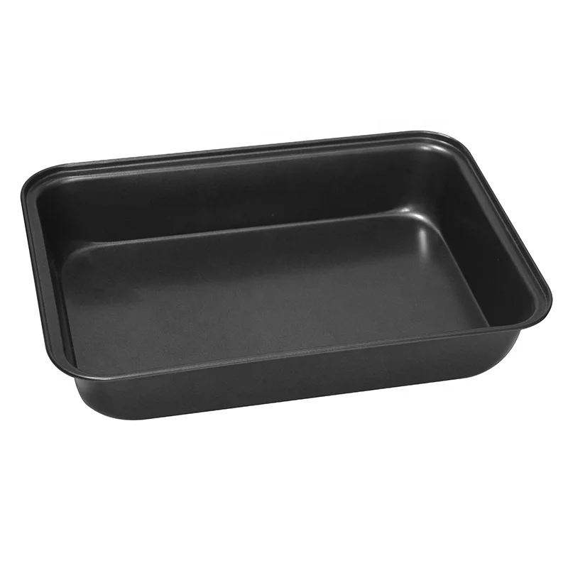 Deep Roasting Kitchen Baking Tool Food Grade Serving Tray Pan Non Stick Carbon Steel Baking Sheet Mat Pan
