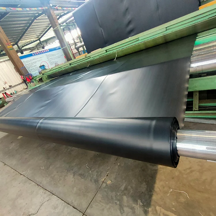 Waterproof Impervious HDPE Geomembrane 1 1.5 mm 2mm Landfill Leachate Biodigester Liners Geomembrane