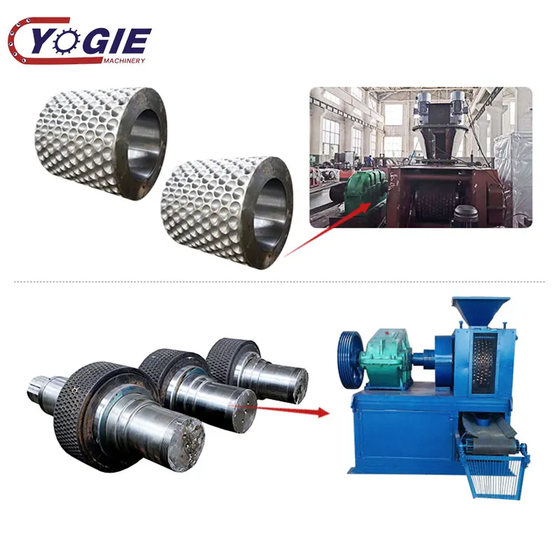 Factory high quality high Manganese Steel Crusher Roller Shell Mining Machine Pellet Parts Roller Shell