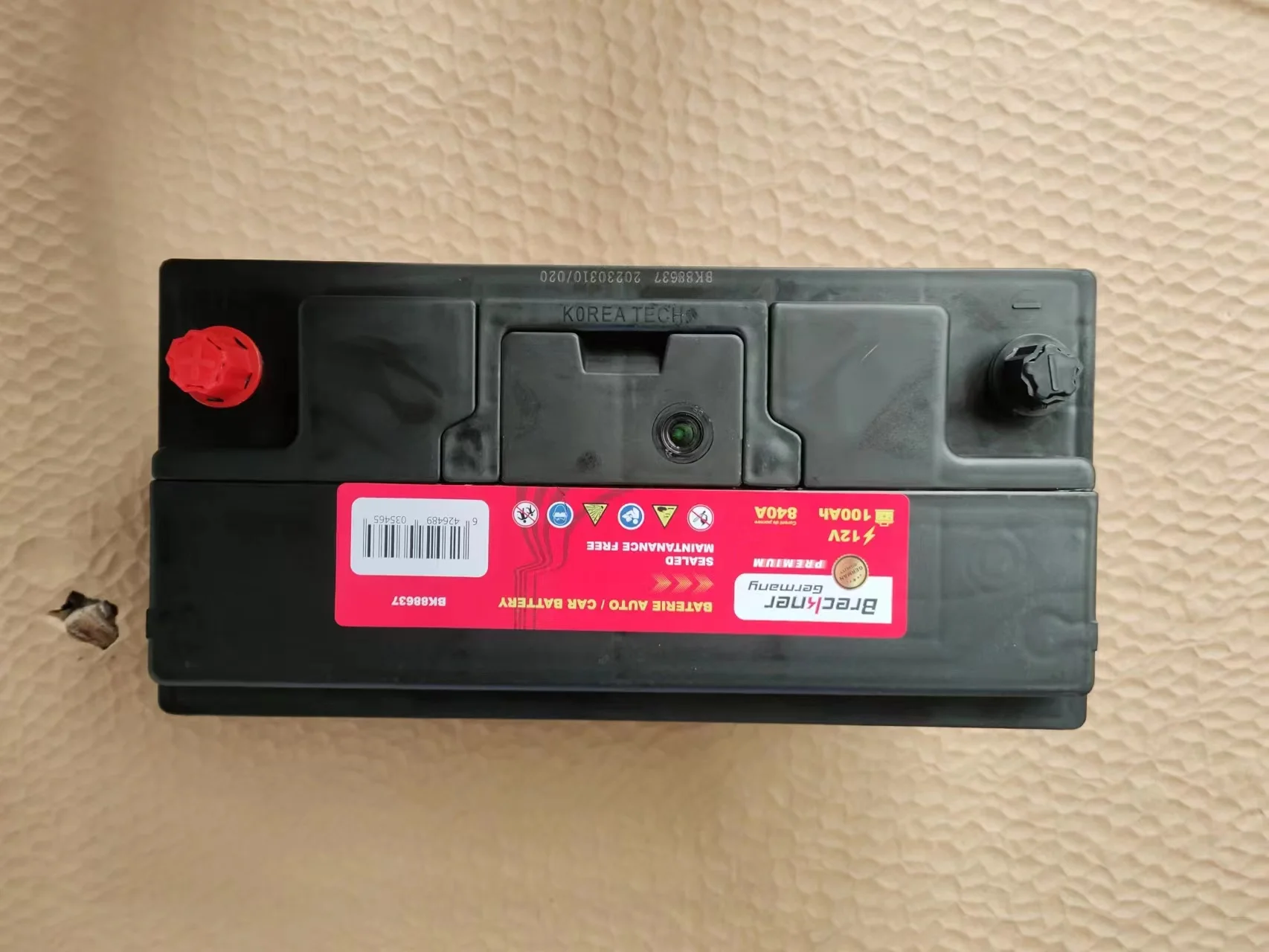 Good Quality Long Service Life MF Lead Acid Car Battery 12V100ah plastic case Scrap Lead Acid Battery