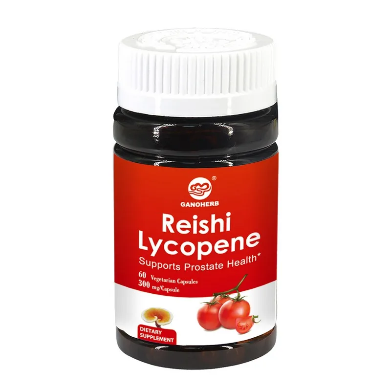 GANOHERB частная торговая марка Reishi грибной ликопин в капсулах медицинский продукт 0 3 г 60 капсул Грибная добавка
