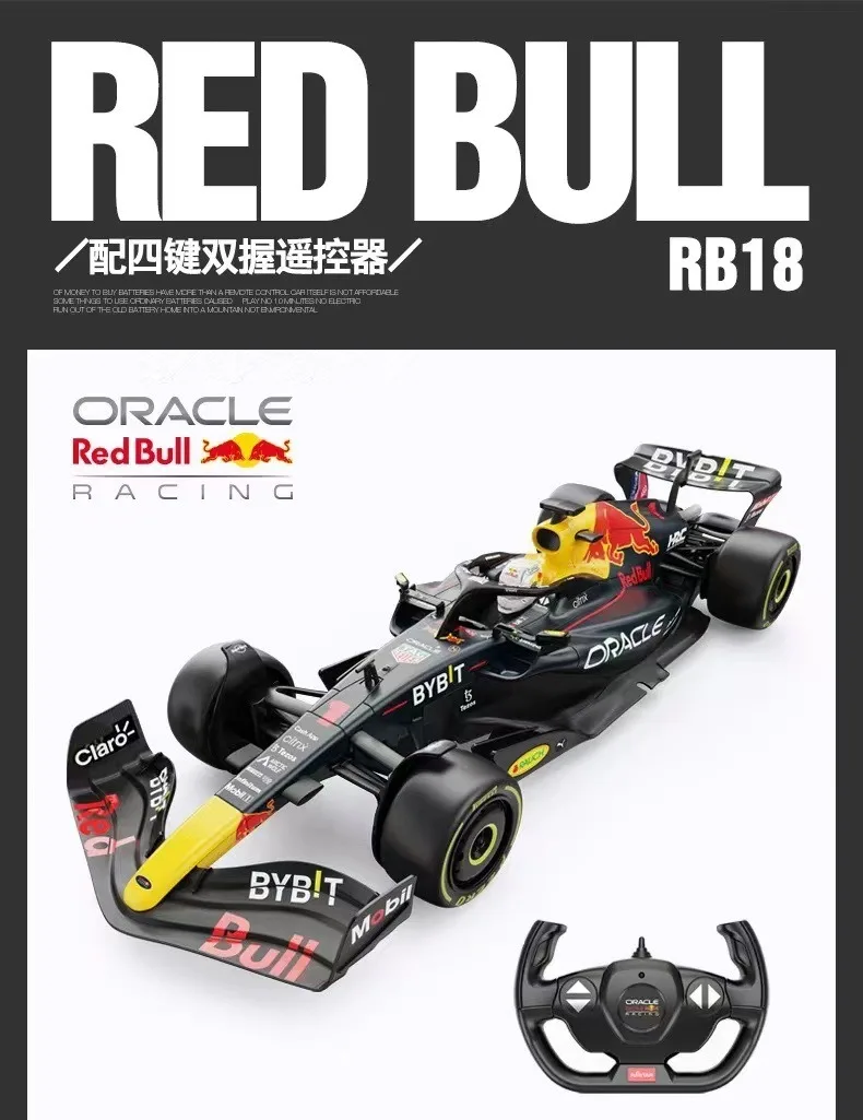 High Quality 1:12 Rb18 Race Car F1 Toy Car Remote Control Toy Kids Rc Toy Car With Controller for Kids and Adults Gift