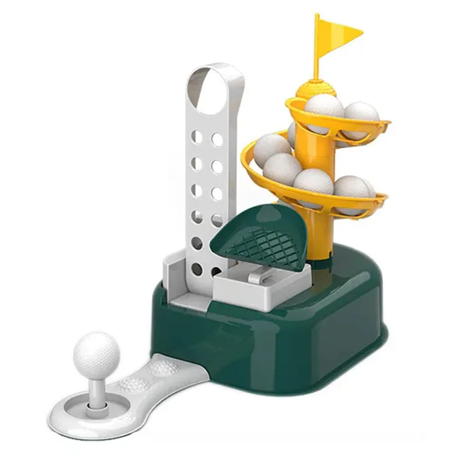 Hot sales mini golf toy kids golf club set family game indoor outdoor sport toys