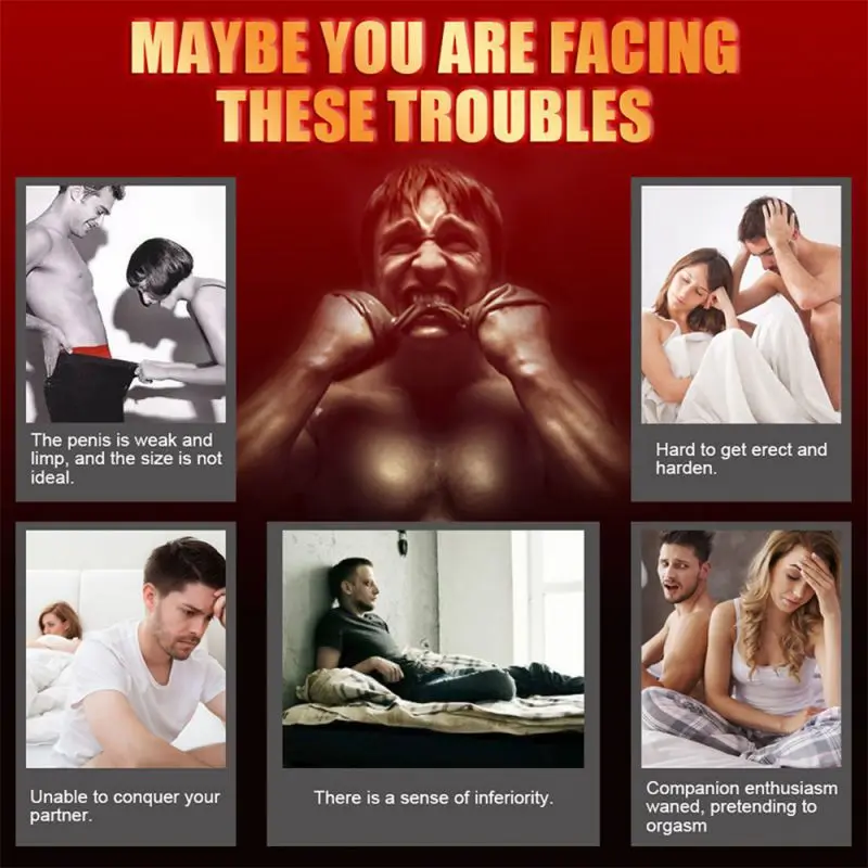 Custom 10ml Body Massage Oil Increase Men Thicken Lasting Xxxl Men Care Penis Enlargement Growth Massage xxl essential oil