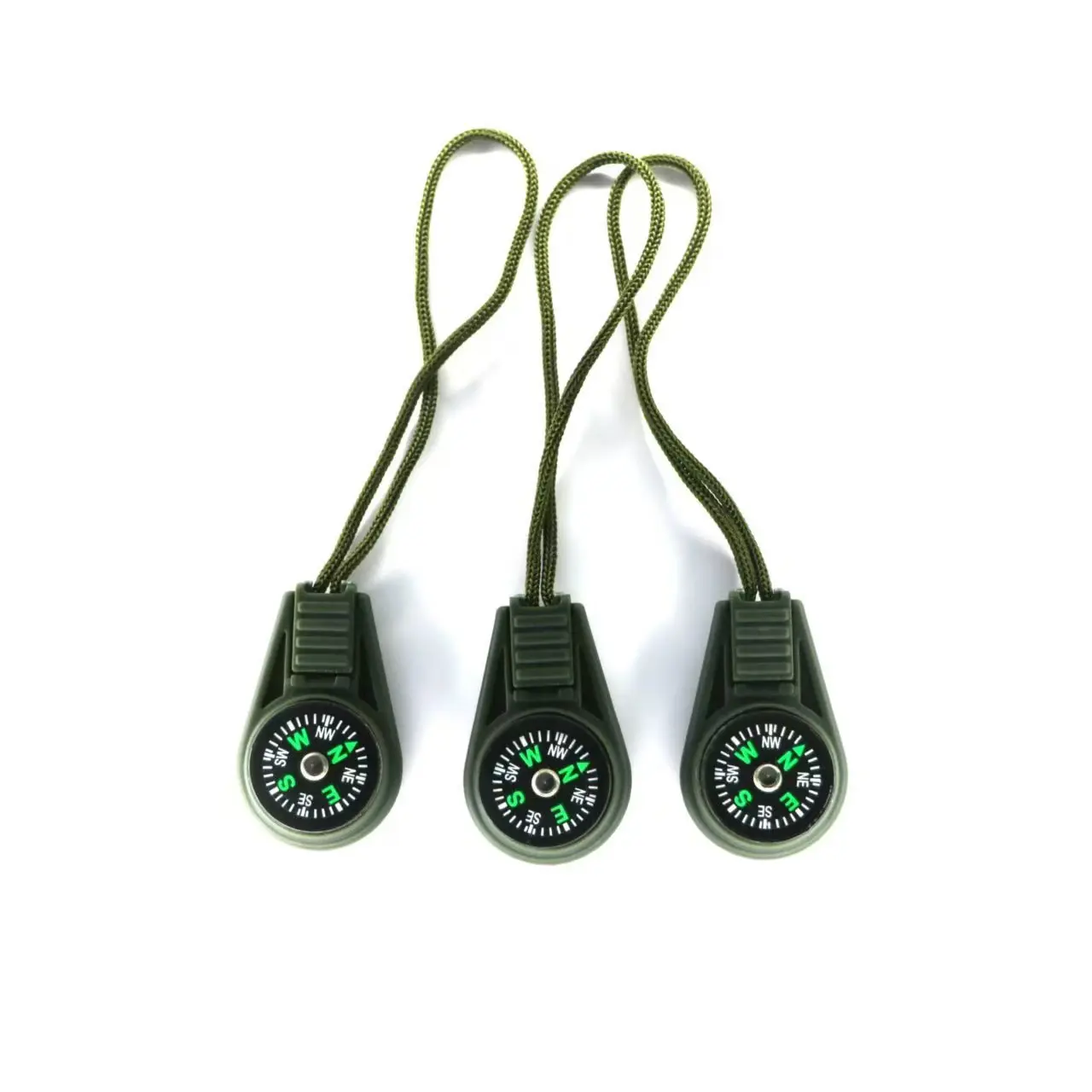 Colorful Mini Compasses for Camping Hiking Outdoor  Adventures Bulk Compass Cord Pocket Sized Party Favors