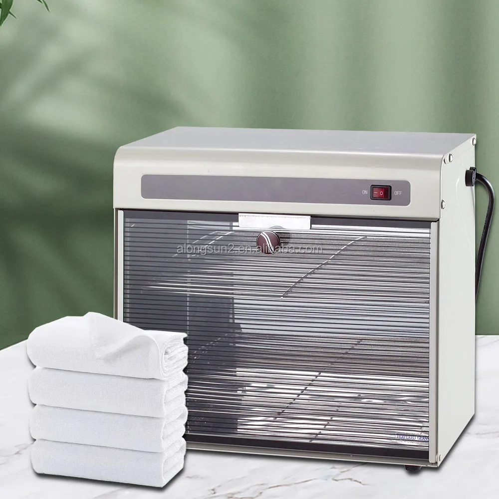 ALONGSUN Beauty Equipment Hot Towel Warmer Machine With UV Heated Towel Cabinet Warmer