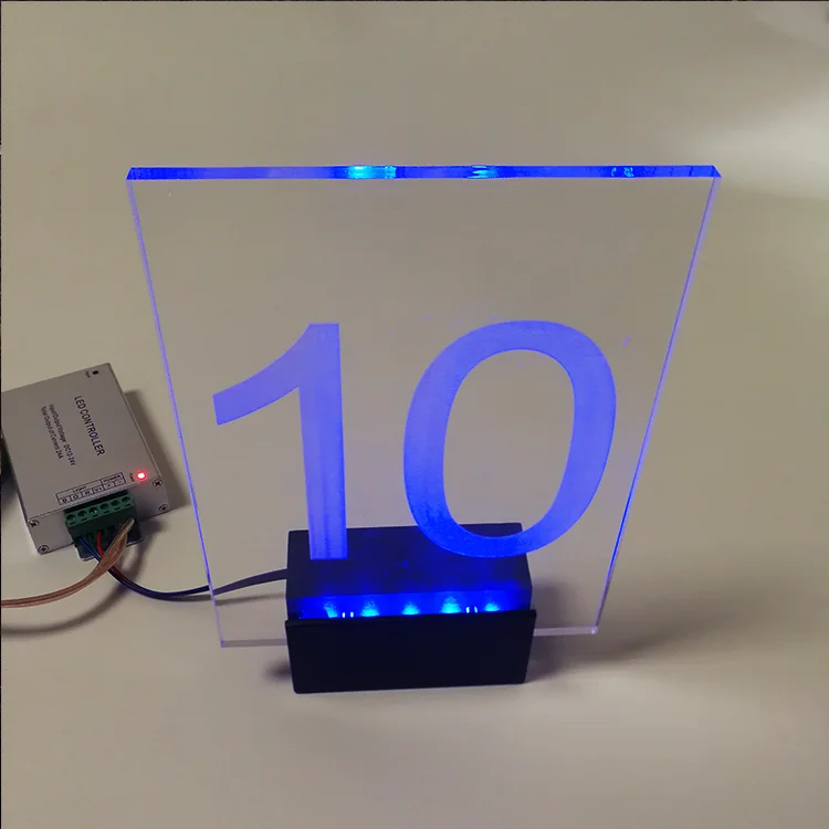 Business Decorate New Design Hot Sale Modern House Address Sign And Letters Large Alphabet Foam Letters Light Up Address Number