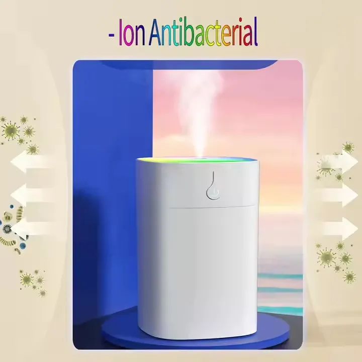 Purifier Portable Air Humidifier Mini USB Diffuser Cool Mist Sprayer with Colorful Night Light Car