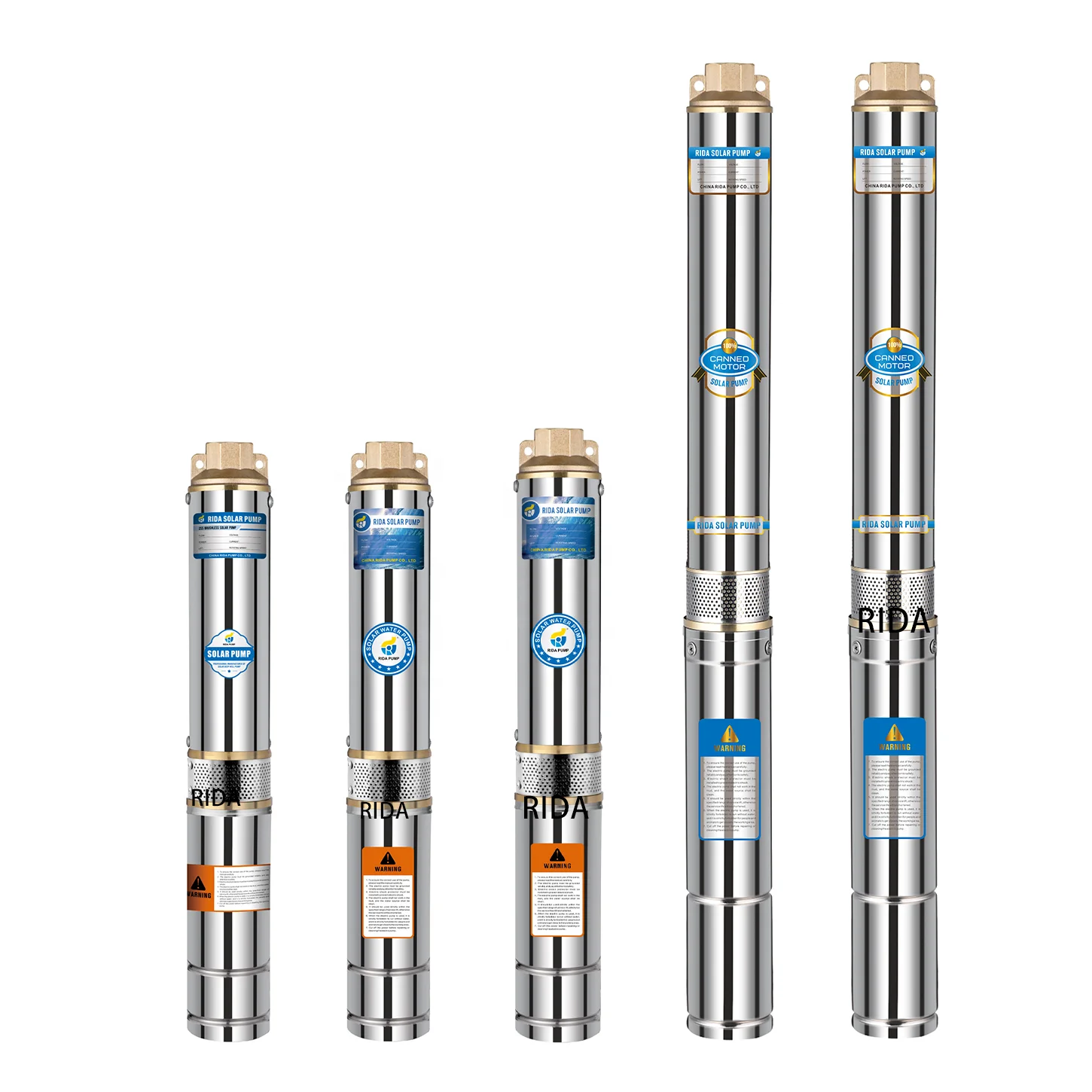 Italy brand 2 3 and 4 Inch High Pressure high Head Meter Electric or solar Submersible Deep well pump manufactures factory