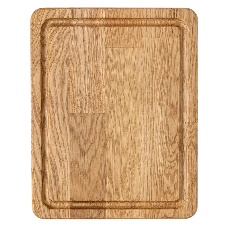 Combohome Large Reversible Multipurpose Thick Oak Wood Chopping Cutting Board