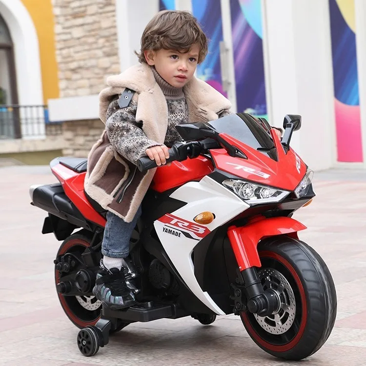 Fast Shipping Kids Electric Motorcycle Cool Three Wheel Electric Motorcycle Tricycles Car Children Motorcycle