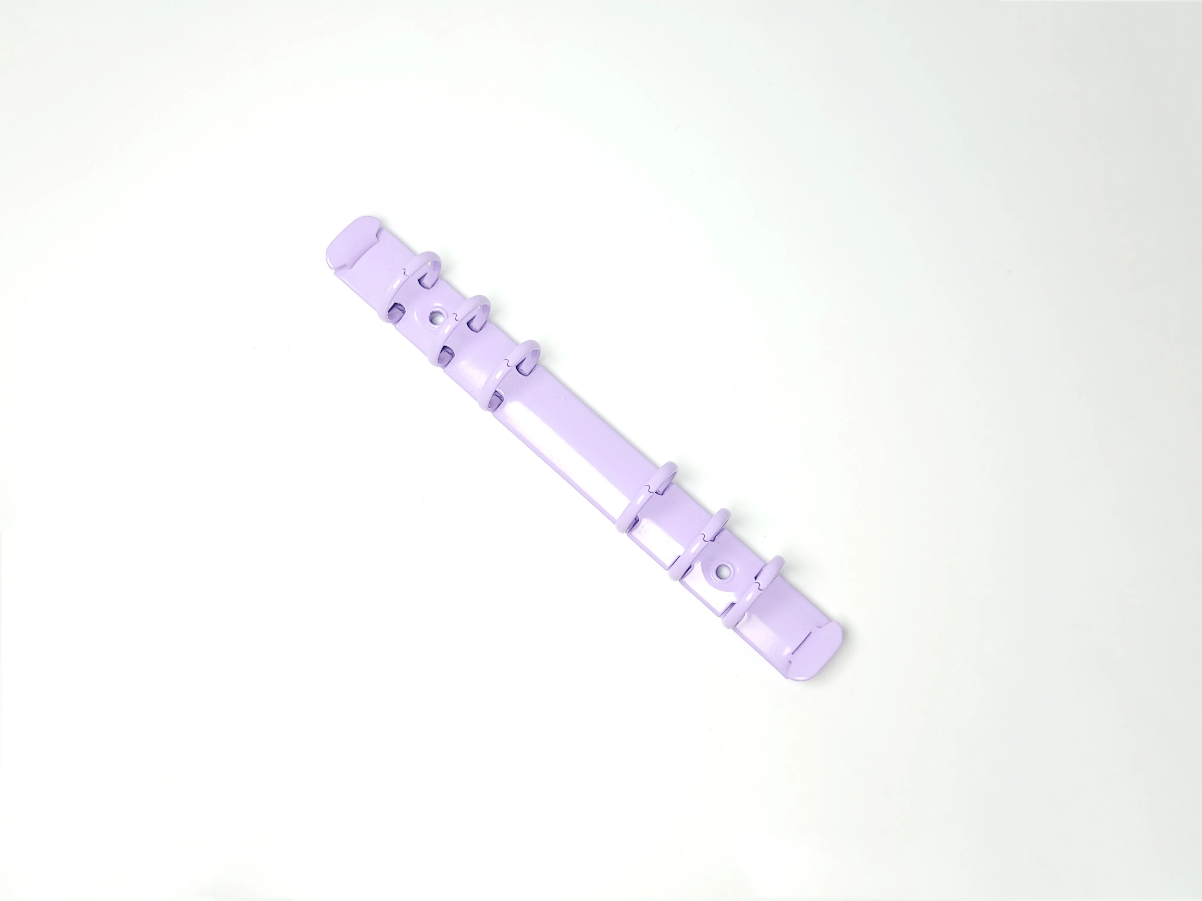 Cute A6 Binder Clips Metal Hole Clip with Brass Ring Mechanism Steel Clamp for Notebook Stationery Office Use