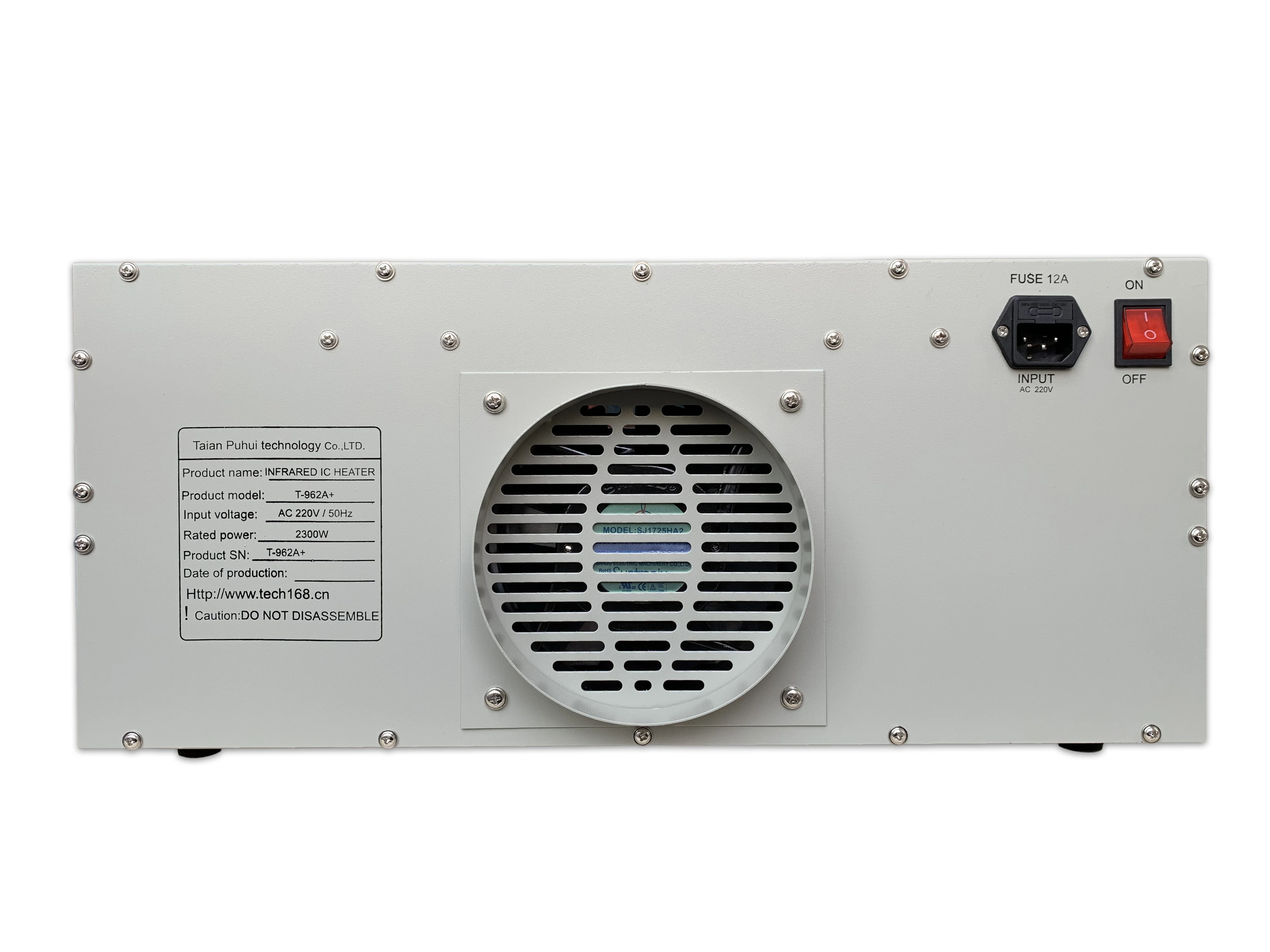 puhui T-962 Reflow Oven Infrared IC Heater Soldering Machine Process 180*235mm  800W
