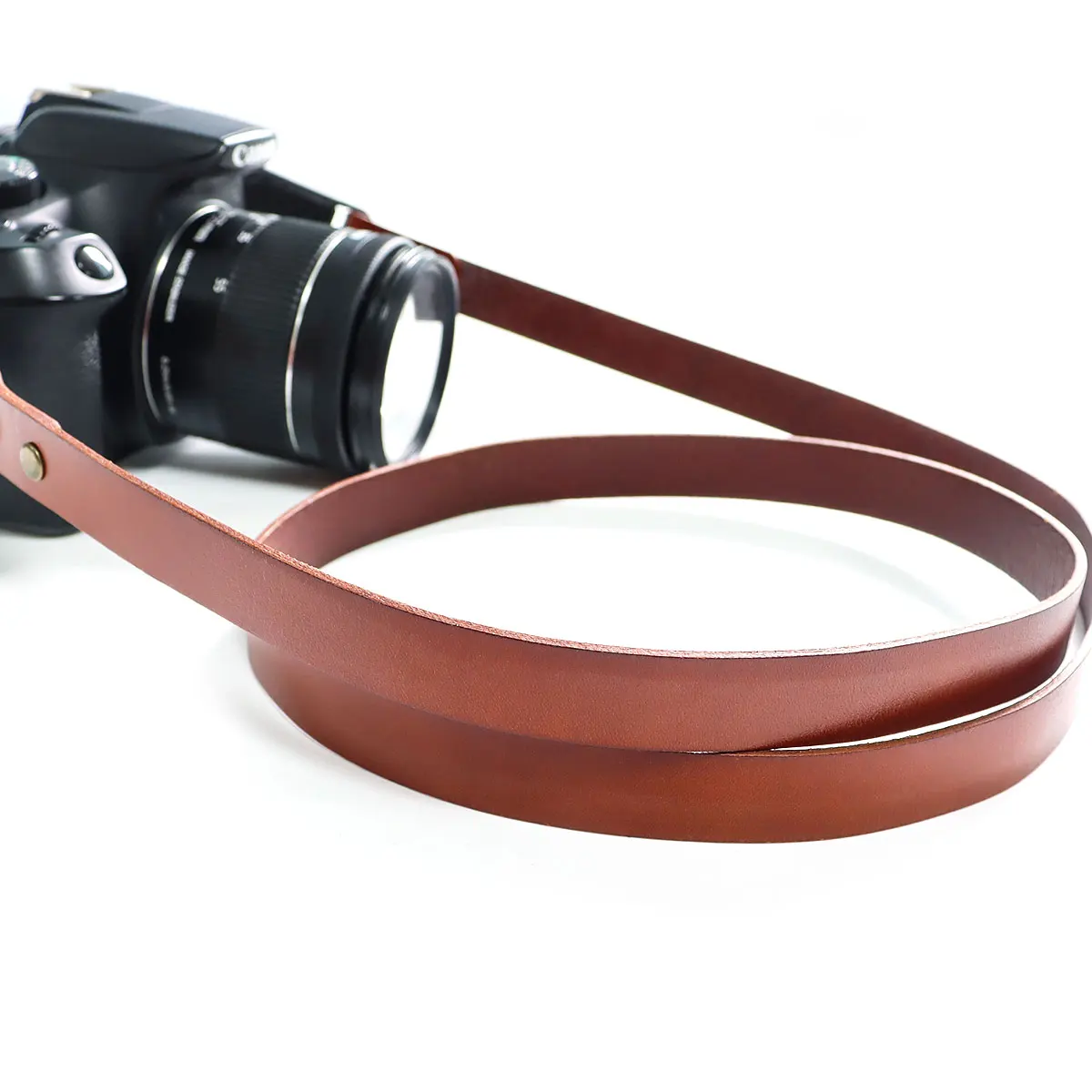 Custom cross body camera strap quick release buckle bag strap leather vegan leather shoulder strap for camera