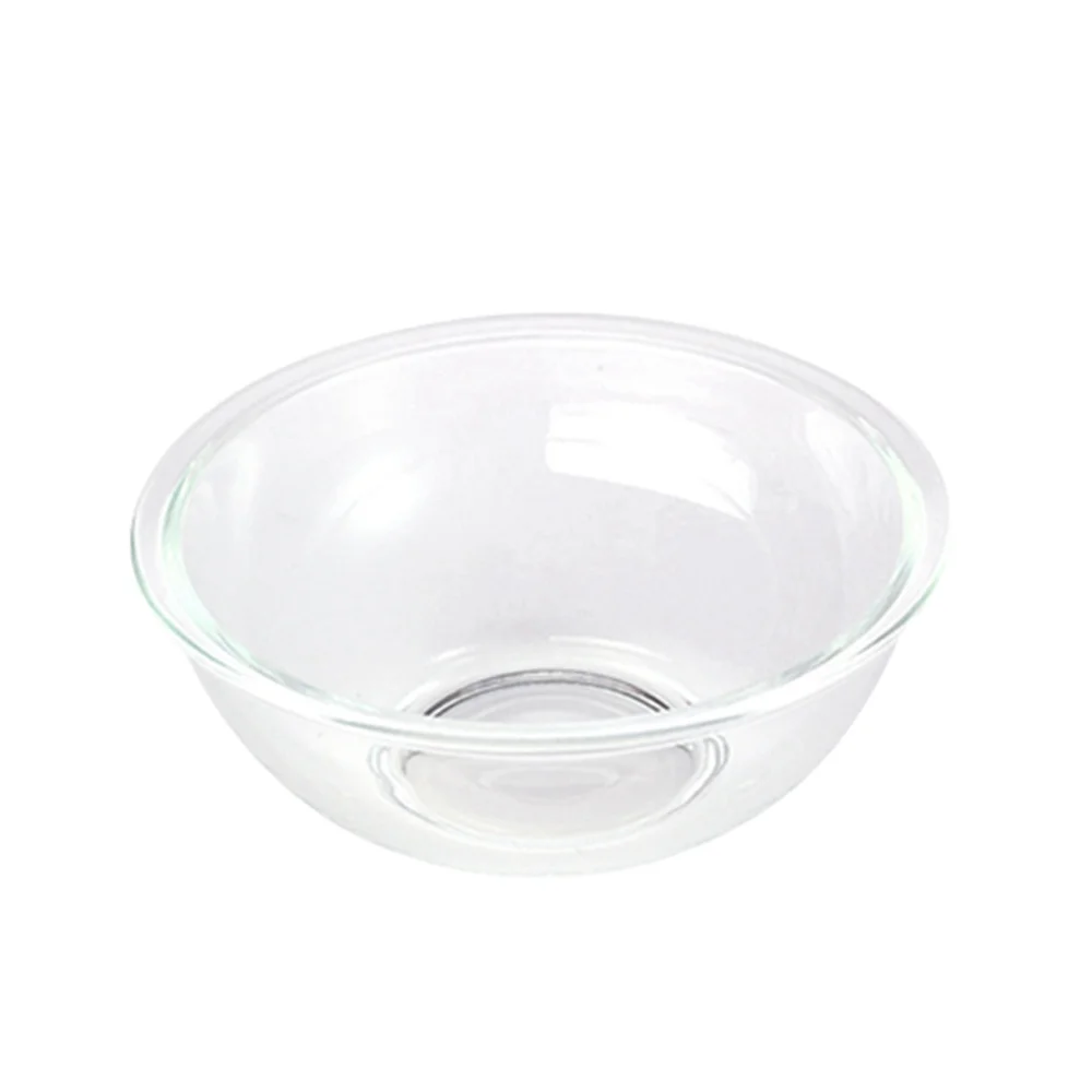glass serving bowl 5pcs set Nested glass mixing bowl set oven safe glass salad bowl with lid