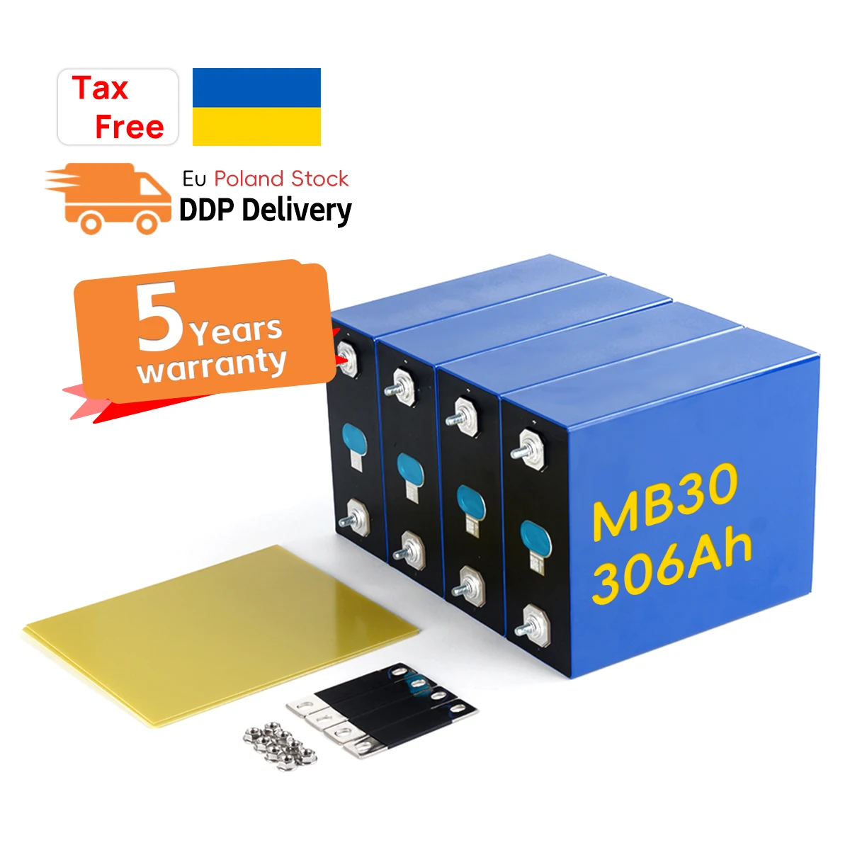 Braun 8000/10000 Life Cycle Brand New A Grade MB30/MB31 306A 314A 306 314 Ah 3.2v 306Ah 314ah Lifepo4 Lithium Ion Battery Cell
