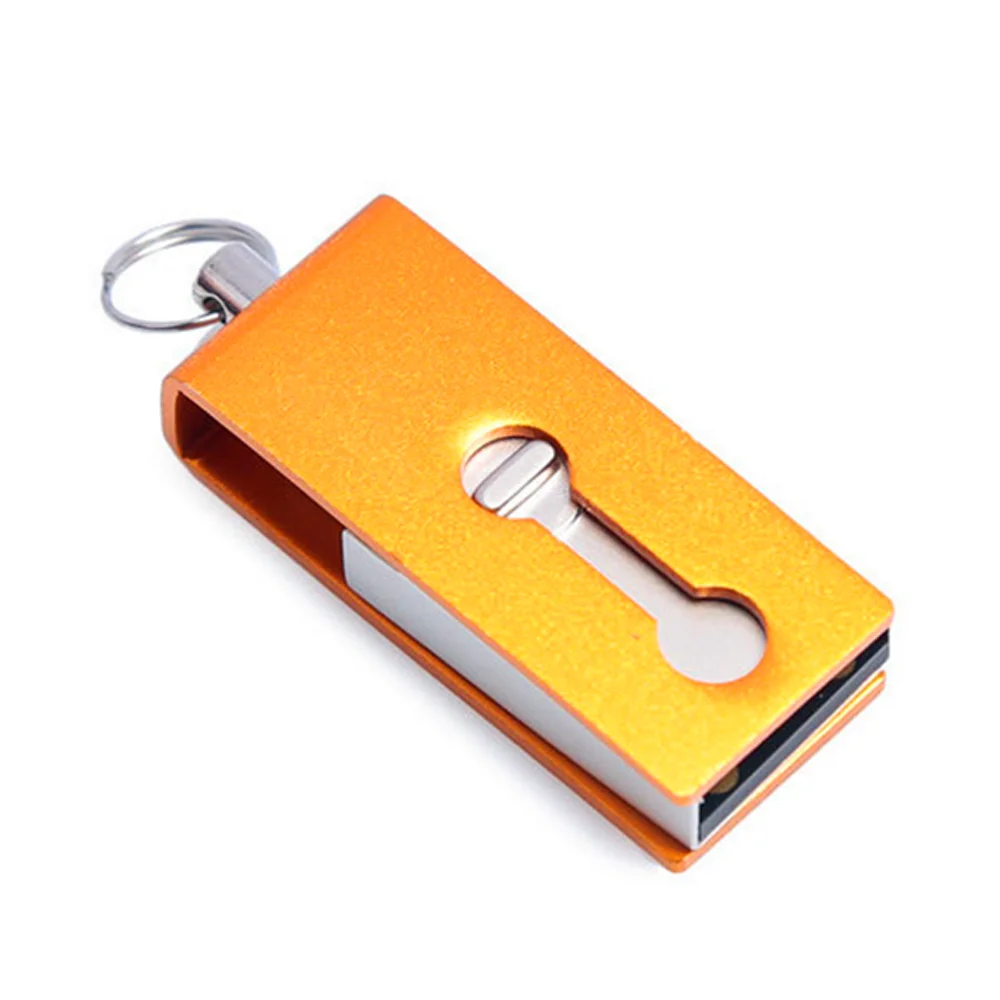 2 IN 1 High Speed Mini Metal USB Flash Drive smartphone dual usb storage for Smartphone/Computer 128GB 64GB 32GB 16GB 8GB