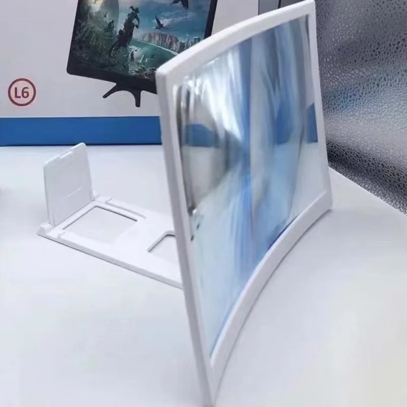 Foldable HD 3D 14inch Mobile Phone Smartphone Cellphone Stand Screen Enlarger Magnifier Video Amplifier
