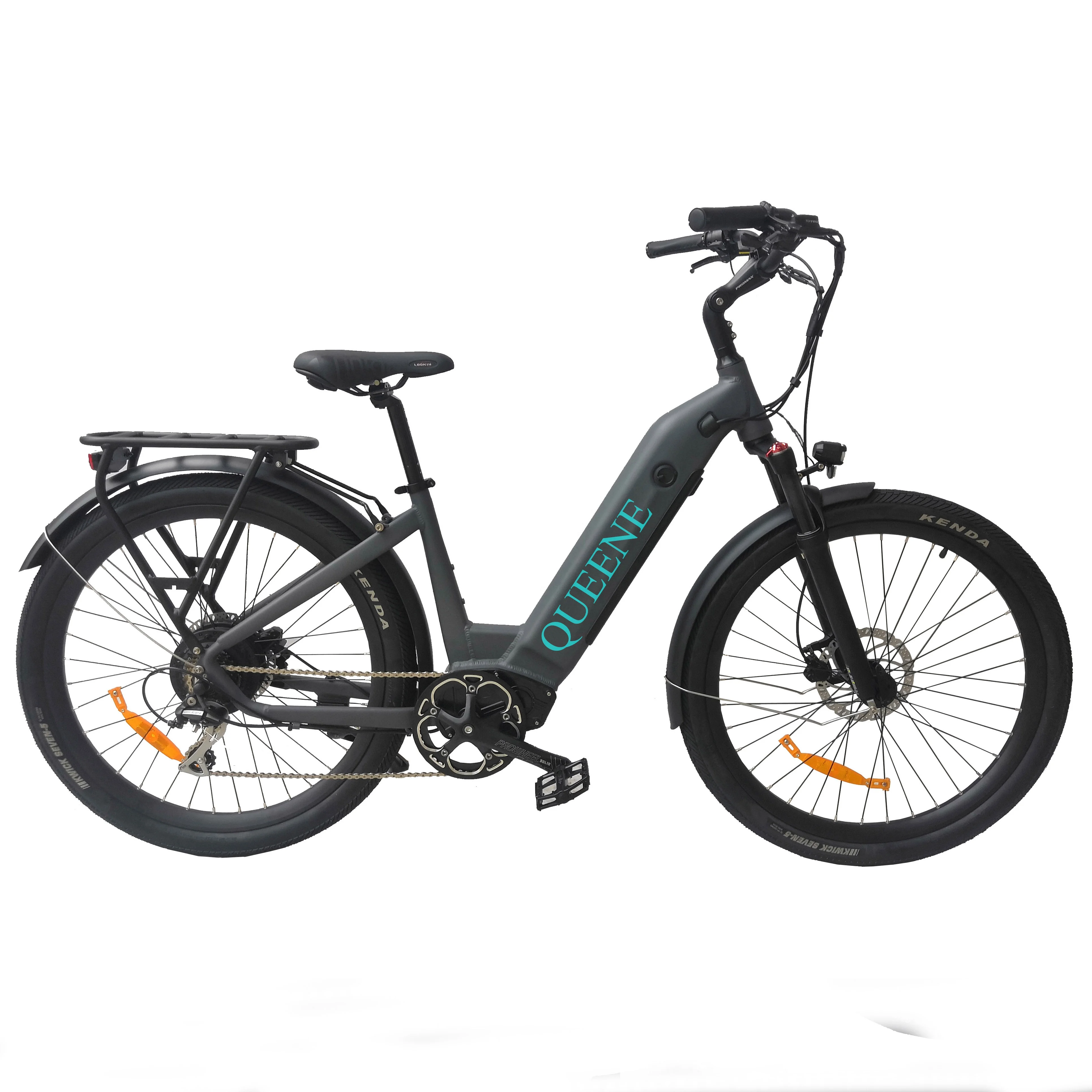 QUEENE/2020 Hot Selling 27.5*2.2 Tyre City Electric Bike Lady E Bicycle with Bafang Motor