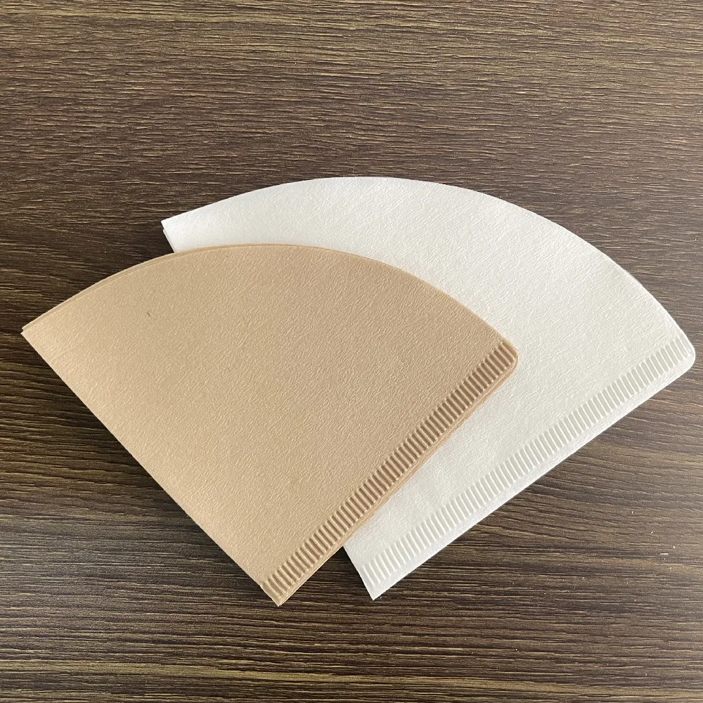 Wholesale China factory commercial coffee paper filters 100 pcs V01 V02