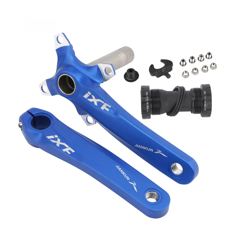 Bicycle Crank Set IXF  Aluminum Alloy 170mm 104 BCD CNC ultralight Crank Arm MTB/Road Bike Crankset