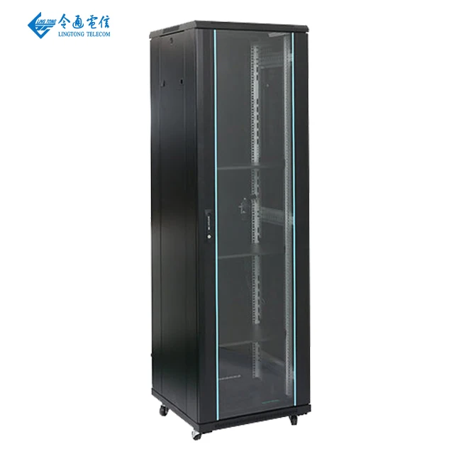 
19inch 42U Network Cabinet Server Rack With Glass door Factory Customized 