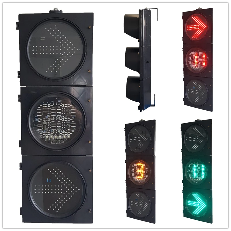 300MM 3-Aspect RG Right Arrow RYG Countdown Timer Road Traffic Light Manufacturer