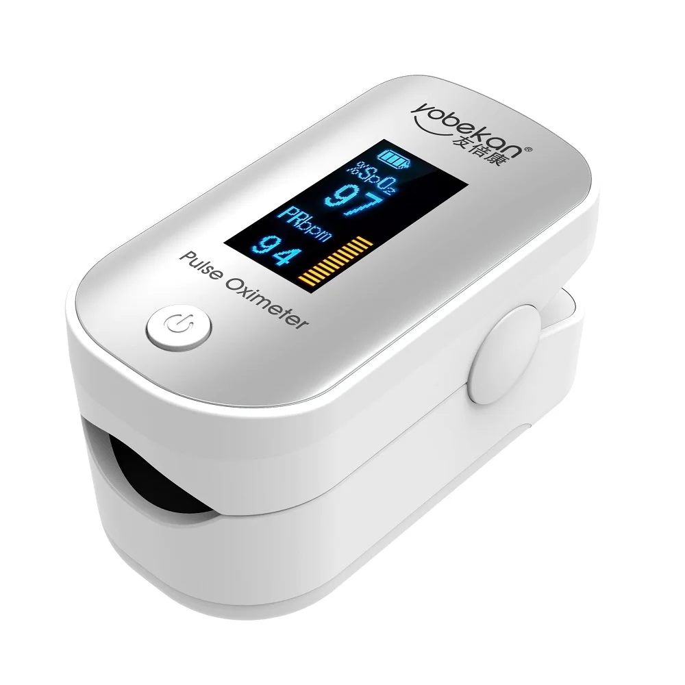Yobekan Handheld Custom Oximeter Blood Oxygen Finger Monitor Oxi Meter Digital Oximetro Fingertip Pulse Oximeter