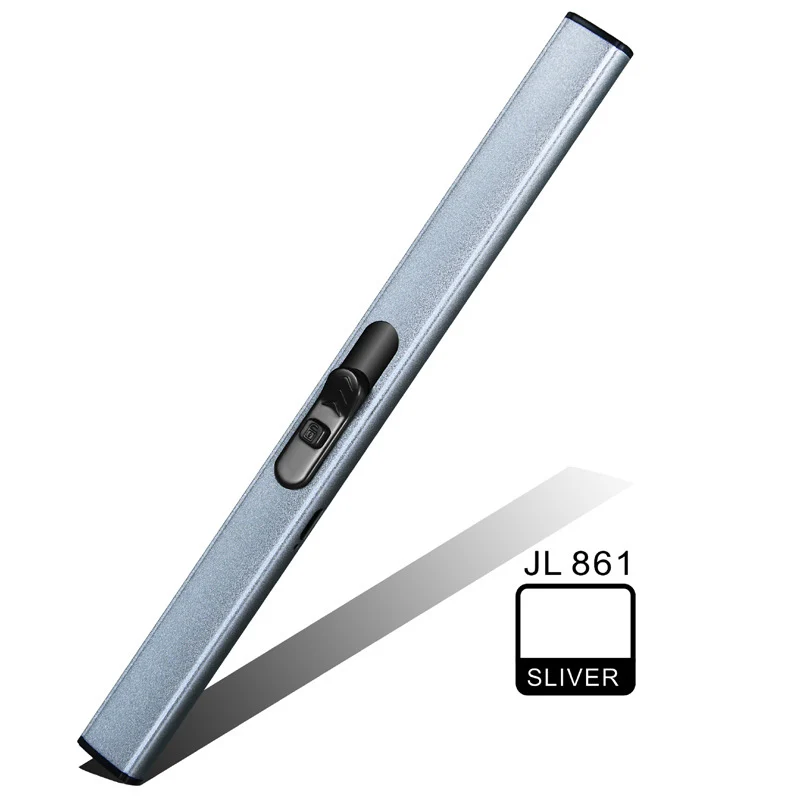 Candle Bbq Camping Kitchen Electric Rechargeable Usb Lighter Arc Windproof Flameless Plasma Lighter Long Stick With Rope