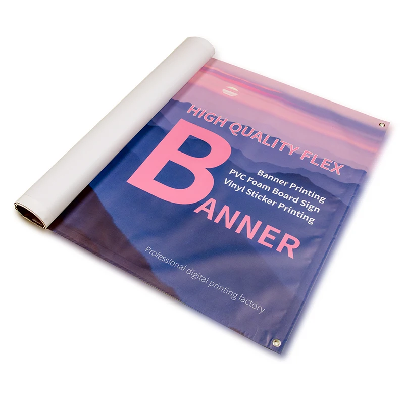 18Oz Custom Outdoor UV Printing Vinyl Marketing Advertising Banner PVC Flex Banner
