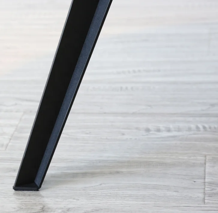 Wholesale Fashion Modern Design MDF top Metal Legs Round Dining Table
