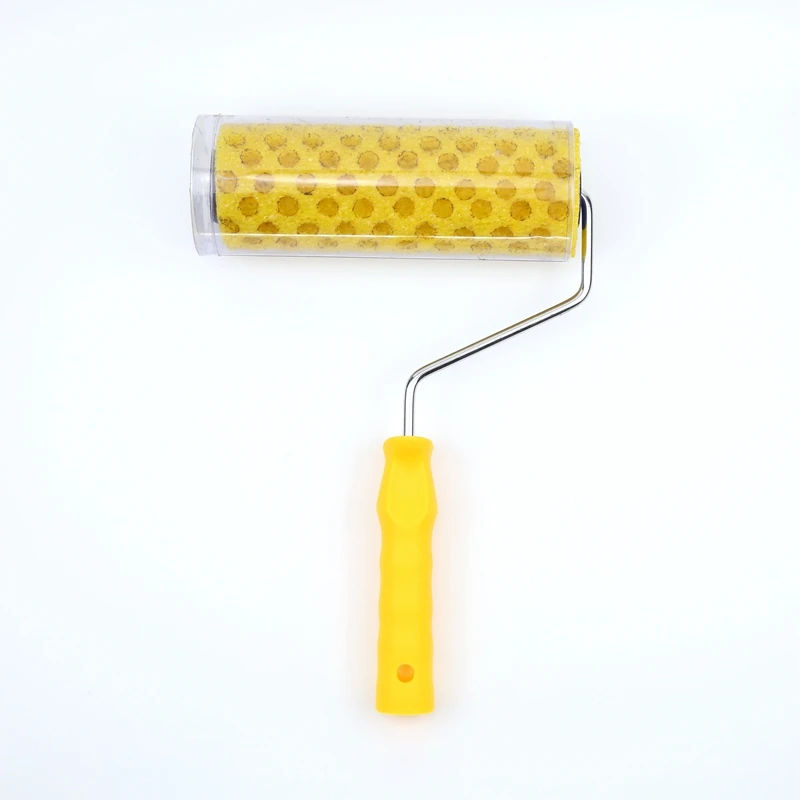 Wall Paint Roller Brush With Plastic Handle Room Decoration Paint Roller Brush