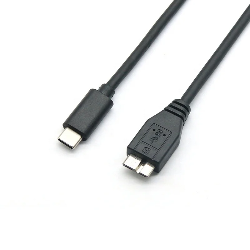 USB C T0 Micro B Extension Data TYPE C  Cable USB 3.0  MICRO B ADAPTER CABLE for hard drive disk 1M