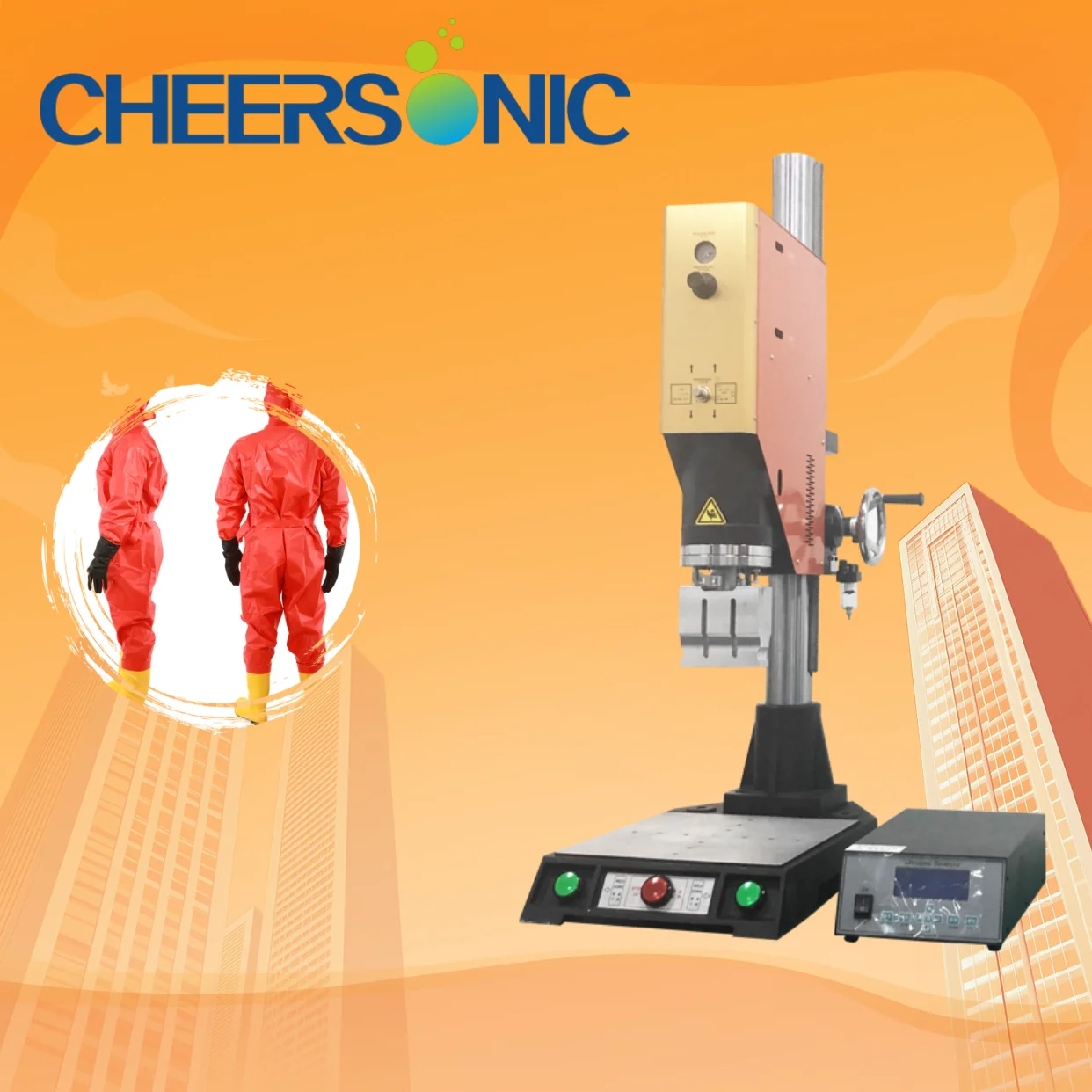 Automation Plastic Ulrasonic Welding Machine Engine hood welding