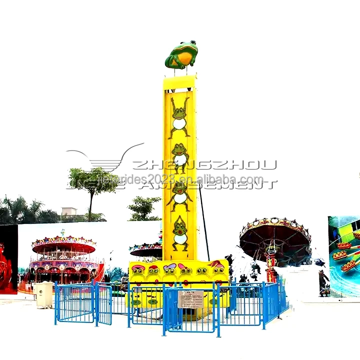 Fun Jumping Amusement Frog Hopper Mini Free Fall Ride For Sale
