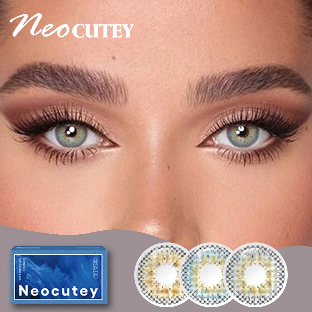 Factory Direct Pairs Big Dia 14.5mm Luster Neocutey contact lenses with power contact supplier