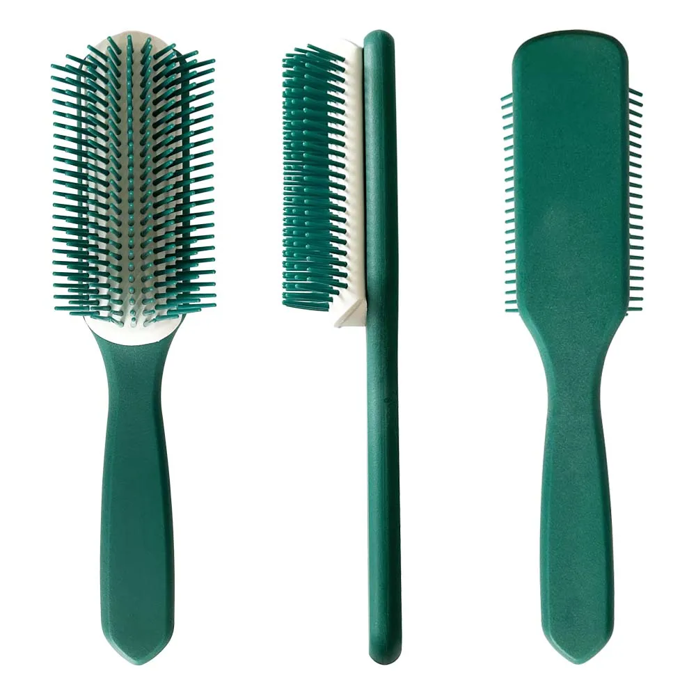Professional design hairstyle for gentlemen 9 rows strong bristles brush