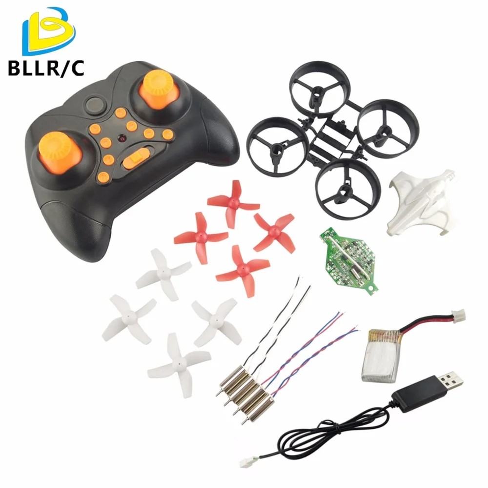 Самодельный вертолет с дистанционным управлением возврат одной кнопкой безголовые Квадрокоптеры пропеллеры двигатели батарея приемник доска аксессуары для самолета