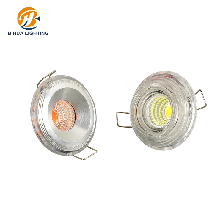 Wholesale Price Colorful Indoor Aluminum PP 3watt COB Round Recessed Ceiling RGB Downlight Led Spotlight